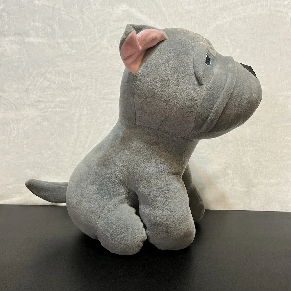 Shar-Pei Sharpei Plush English BullDog Wrinkles Stuffed Animal Stitched Eyes 11